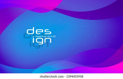 Dynamic Fluid design. Gradient shapes. Fluid shapes composition. Template for the design of a logo, flyer or presentation. Liquid banners. Vector illustration.