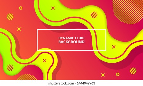 Dynamic Fluid Gradient Background  Liquid Shape Composition, for business corporate, brochure, flyer, wallpaper, banner, presentation