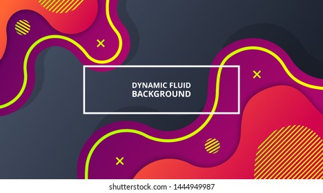 Dynamic Fluid Gradient Background  Liquid Shape Composition, for business corporate, brochure, flyer, wallpaper, banner, presentation