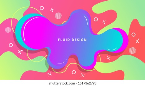 Dynamic Fluid Gradient Background Liquid Shape Composition, for business corporate, brochure, flyer, wallpaper, banner, presentation