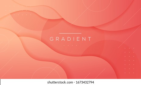 Dynamic fluid gradient background with white line 