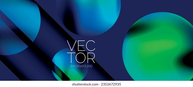 Dynamic fluid gradient techno sphere. Mesmerizing 3D effect sphere pulsating with vibrant colors, blending light and shadows for captivating and futuristic visual spectacle