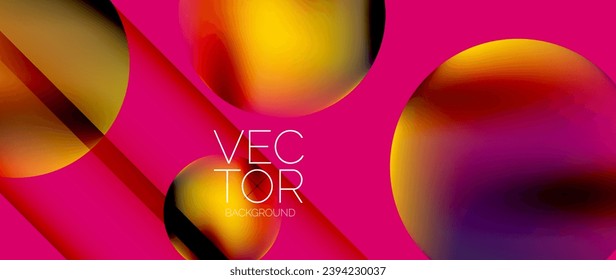 Dynamic fluid gradient techno sphere. Mesmerizing 3D effect sphere pulsating with vibrant colors, blending light and shadows for captivating and futuristic visual spectacle