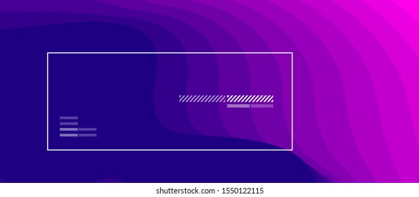 Fundo abstrato geométrico de onda de cor neon fluido dinâmico. Cartaz na moda gradientes coloridos e formas fluidas. Para banner, convite, cartão, web e promoção.
