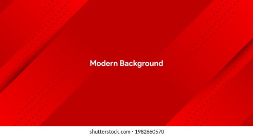 Dynamic fluid red geometric with colorful gradient background