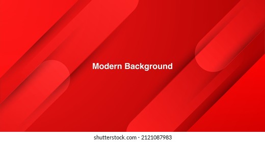 Dynamic fluid red geometric with colorful gradient background