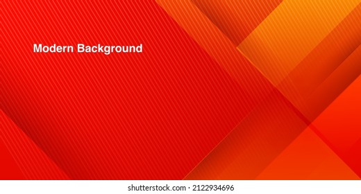Dynamic fluid red geometric with colorful gradient background