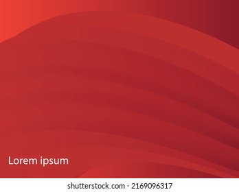 Dynamic fluid red geometric with colorful gradient background

