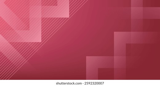 Dynamic fluid red geometric with colorful gradient background
