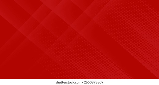 Geométrica roja fluida dinámica con fondo de gradiente colorido artes modernas. Vector