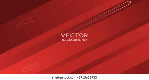Dynamic fluid red geometric with colorful gradient background