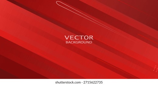 Dynamic fluid red geometric with colorful gradient background