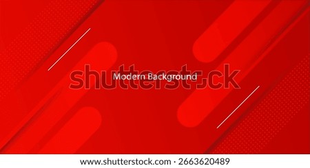 Dynamic fluid red geometric with colorful gradient background, vector itc