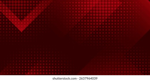 Dynamic fluid red geometric with gradient background. vector illustration