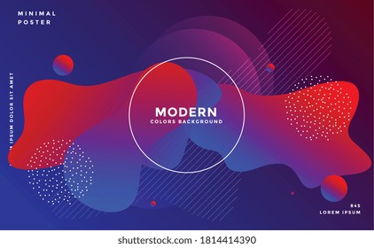 dynamic fluid shape background with vibrant colors
