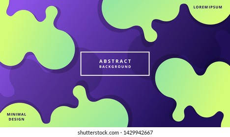 Dynamic Fluid Style. Modern Background Template suitable for poster, cover, banner, layout, wallpaper, flyer, presentation, brochure