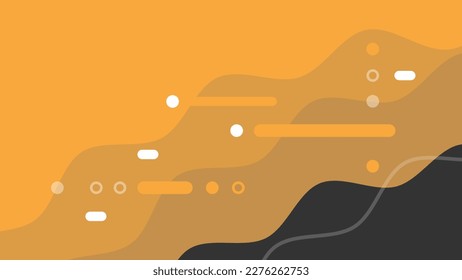 Dynamic Fluid Wave Abstract Background, Dynamic geometric shapes compositions, Flat and clean style, Applicable for any graphic works.