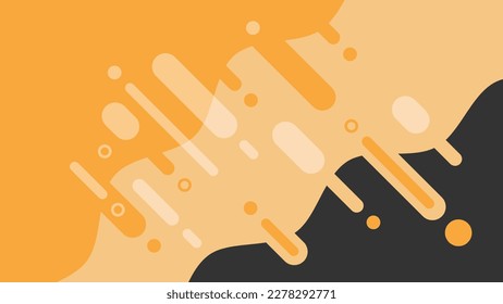 Dynamic Fluid Wave Abstract Background, Dynamic geometric shapes compositions, Flat and clean style, Applicable for any graphic works.