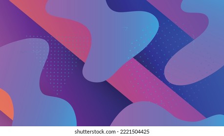 Dynamic Flyer. Minimal Banner. Rainbow Shapes. Hipster Page. Color Landing Page. Horizontal Magazine. Tech Geometric Design. Pink Trendy Background. Lilac Dynamic Flyer
