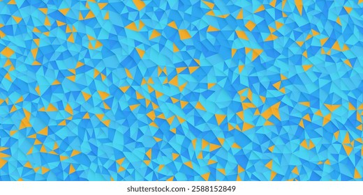 Dynamic Fractured Geometric Triangular Design