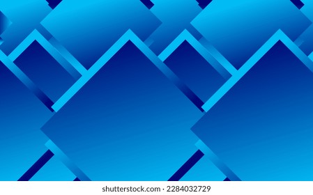 Gradiente fresco dinámico Vector de fondo azul futurista