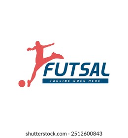 Dynamic Futsal Team Logo Design Template