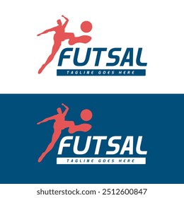 Dynamic Futsal Team Logo Design Template