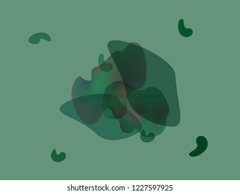 Dynamic future forms of life backdrop. Gradient liquid shapes logo, cover, presentation design. Fluid transparent another forms of life vector illustration.