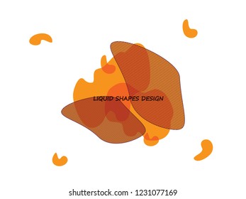 Dynamic future forms of life backdrop. Gradient liquid shapes logo, cover, presentation design. Fluid transparent another forms of life vector illustration.
