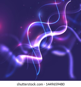 Dynamic futuristic digital flowing wave motion composition abstract background.