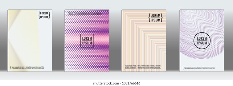Dynamic geometric cover.  Vector trendy line pattern for poster design.  Set of templates for business brochures.  2d prints for banner background.  Graphic design for annual album backdrop.