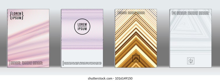 Dynamic geometric layout.  Vector abstract line pattern for poster design.  Set of templates for business brochures.  2d prints for banner background.  Business graphic design banner. 