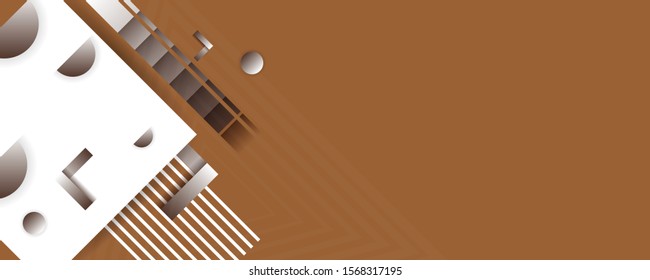 Dynamic geometric simple abstract final sale banner vector banner design. Color creative