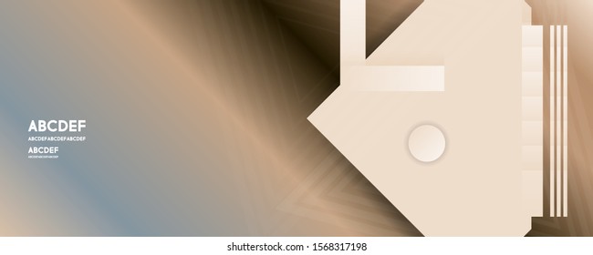 Dynamic geometric simple abstract final sale banner vector banner design. Color creative