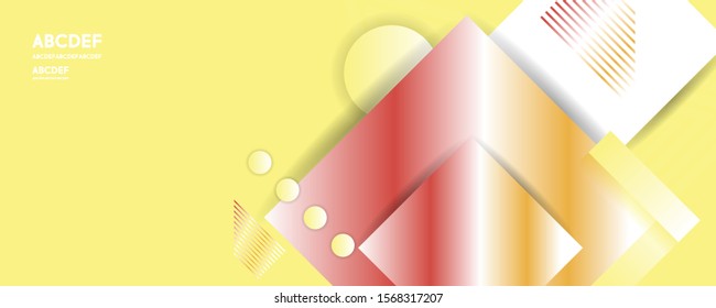 Dynamic geometric simple abstract final sale banner vector banner design. Color creative