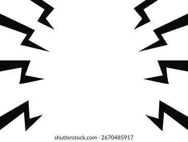 Dynamic Geometric Spike Pattern Background with Clean Copy Space