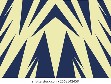 Dynamic Geometric Velocity With Colorful Patterns And Creamy Background