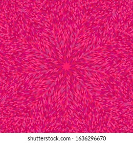 Dynamic geometrical colorful burst mosaic background - psychedelic hypnotic abstract circular vector graphic