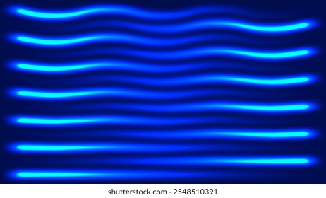 Dynamic glowing bold lines , Light Line Wavy with a Glowing Effect, for abstract, technology, and creative projects 