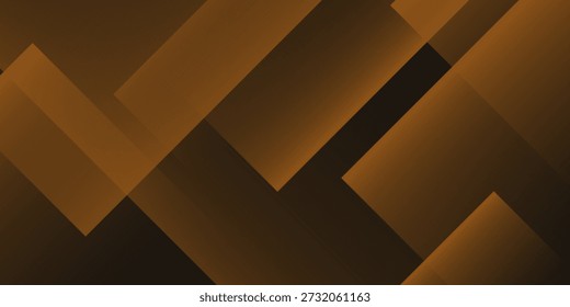 Concepto dinámico de diseño de tecnología de línea de arco dorado sobre fondo negro moderno y simple