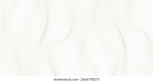 Dynamic golden wavy flowing vector abstract line art isolated on transparent background in luxury concept. VECTOR