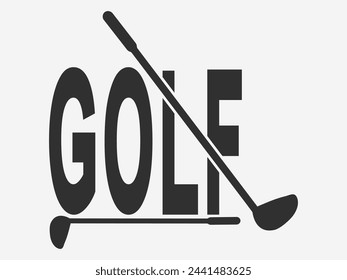 Colección dinámica de la tipografía del golf, eleve su conjunto de texto del juego del golf, tipografía del golf, paquete de gráficos de la tipografía del golf de moda, arte elegante de la tipografía, paquete de los diseños del vector del golf, deportes 