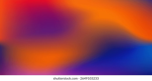 Colores abstractos degradados dinámicos con fondo granulado en el arte Abstractas Olas vibrantes Diseño moderno Arte artístico