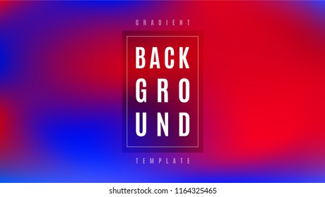 Dynamic Gradient Background Template. Blurred Colorful Dynamic Flow Layout. Cover Blurred Space Style Gradient Backdrop. Flat Vector Background.