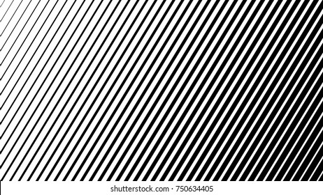 Dynamic Gradient of Diagonal Black and White Stripes Converging Across a Canvas, Creating a High-Contrast Optical Illusion with a Modern Geometric Aesthetic