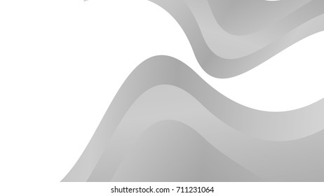 Dynamic Gradient Line Abstract White and Gray Vector Backgrounds