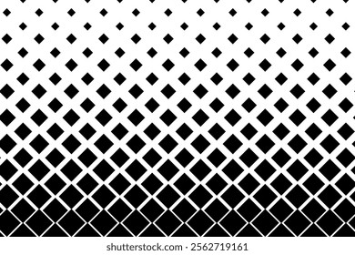 Dynamic Gradient of Rhombus Shapes in a Symmetrical Pattern Texture