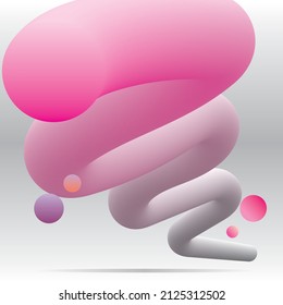 Dynamic gradient wave, modern cover