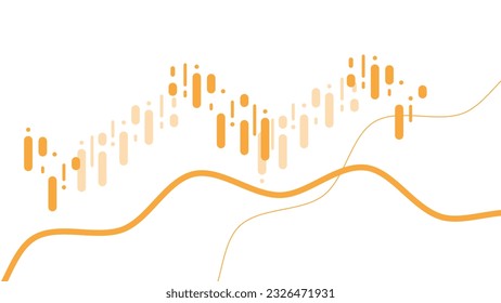 Dynamic Graph Fluid Wave Abstract Background, Dynamic geometric shapes compositions, Flat and clean style, Applicable for any graphic works.