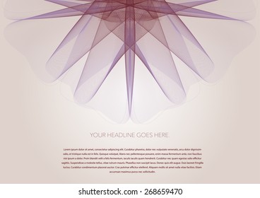 Dynamic Graphic Flower Design template